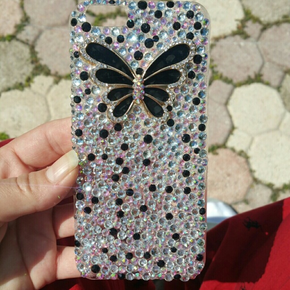 Blinged out cell phone cases