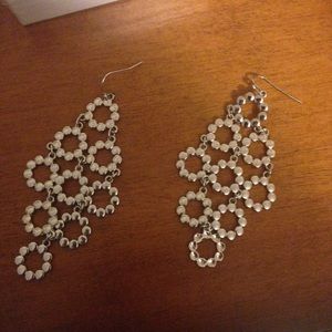 Marlin schiff silver chandelier earrings