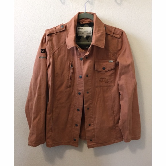 RVCA burnt orange denim blazer/ jacket ON HOLD
