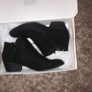 Black ankle boots