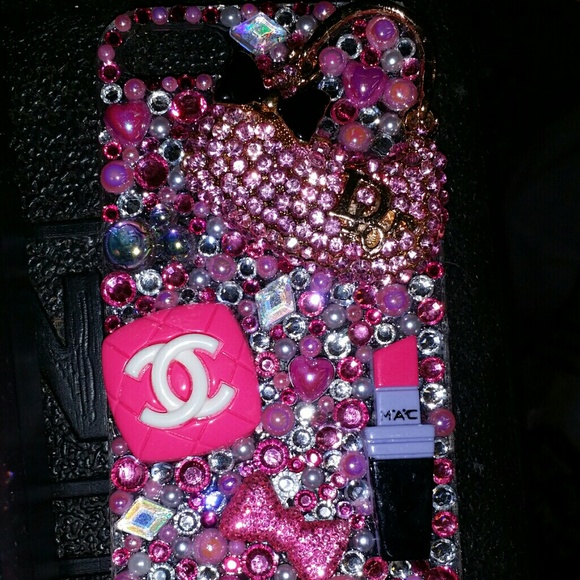 Blinged out cell phone cases