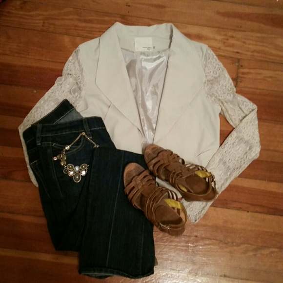 Lace blazer