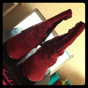 Retro Red Boots