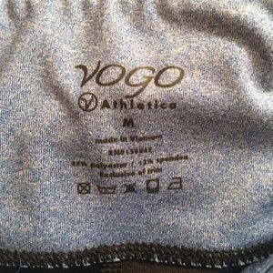 Vogo Pants & Jumpsuits - Vogo Black/Blue Band Yoga Pants! Vogo Pants & Jumpsuits - Vogo Black/Blue Band Yoga Pants!