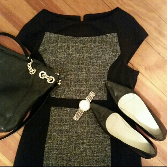 Black and Gray Dress