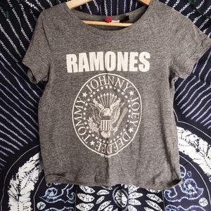 Heather Grey "Ramones" Tee