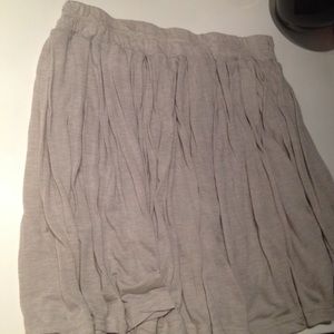 Brandy Melville Beige High Waisted Skirt