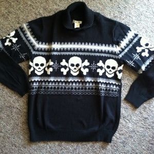 Boys Skull Ugly Sweater