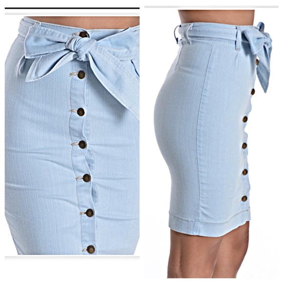 Denim skirt