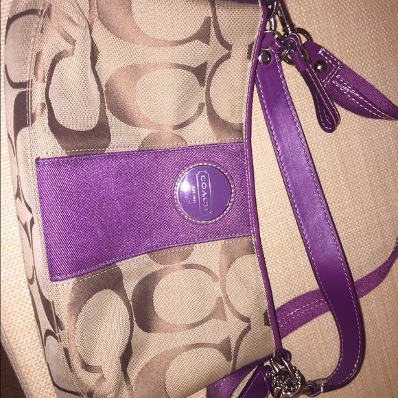 Limited addition color coach purse