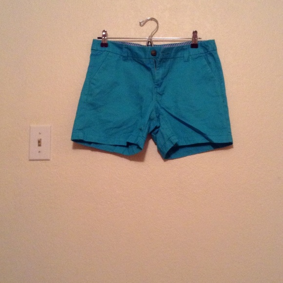 Merona size 6 bright blue denim Jean shorts - Picture 1 of 1