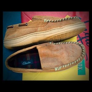 Clark's Leather Slippers 🐂 Men's 11