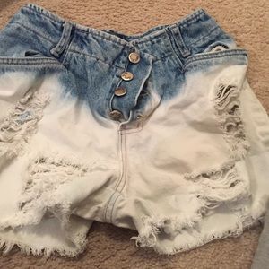 Denim shorts