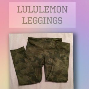 lululemon camo leggings
