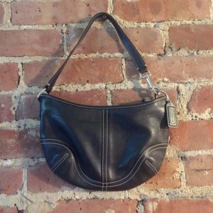 Coach Leather Hobo Bag