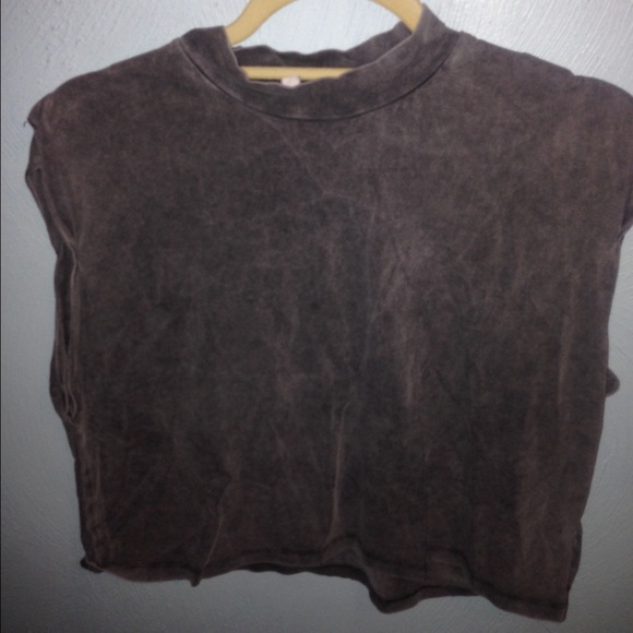 Grey Turtleneck Muscle Tee