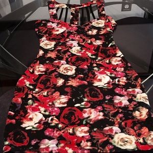 Floral Body-Con Nasty Gal Dress