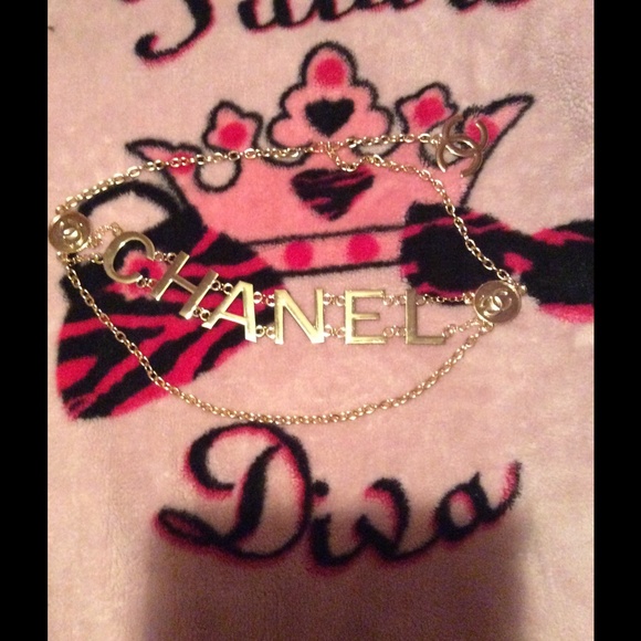 Chanel gold belt