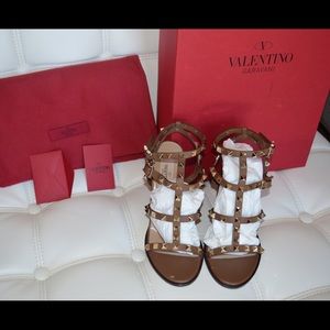 Valentino Rockstud Heel Sandals