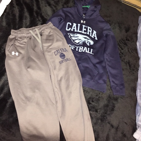 Calera softball under armour boys