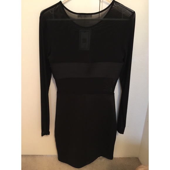 Super cute black sheer dress - Picture 2 of 3