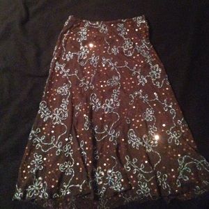 cute patterned skirt