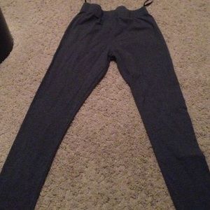 Gray leggings