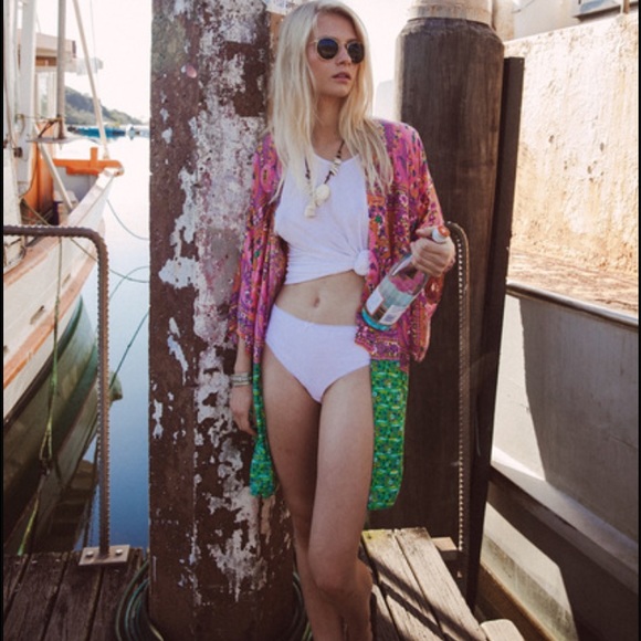 Arnhem clothing wattlebird liberty kimono