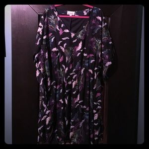 Olivia Matthews plus size 22 peacock dress