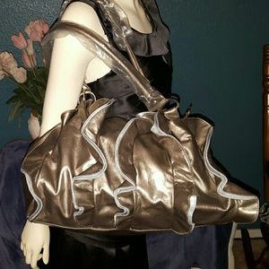 Pewter handbag