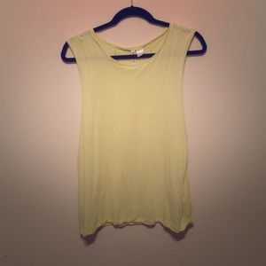 Open Back Muscle Tank