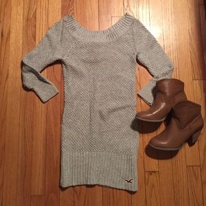 Hollister grey sweater dress