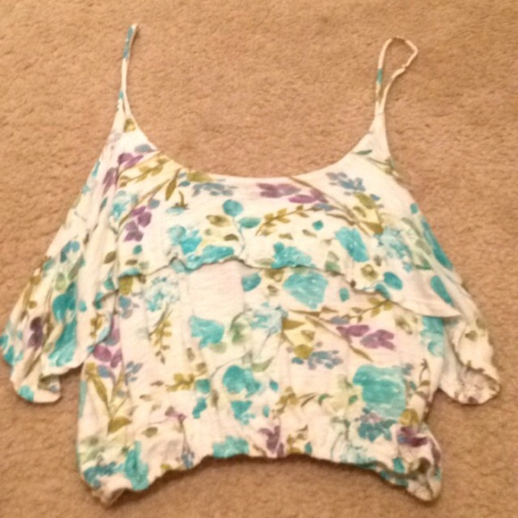 Floral Crop Top - Picture 2 of 2
