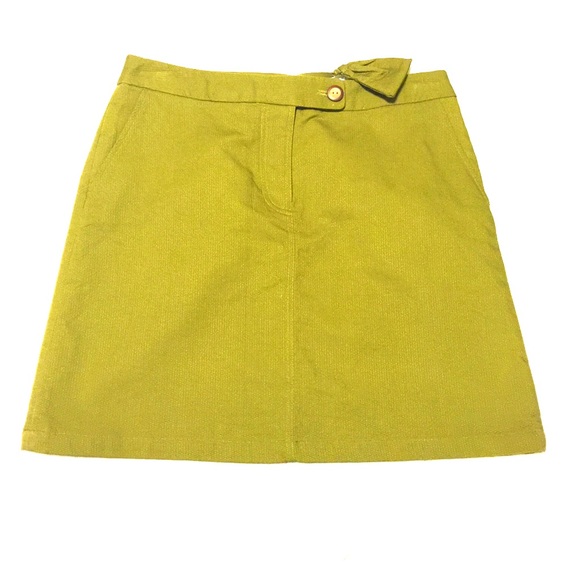Anthropologie Vanessa & Virginia Olive Green Skirt