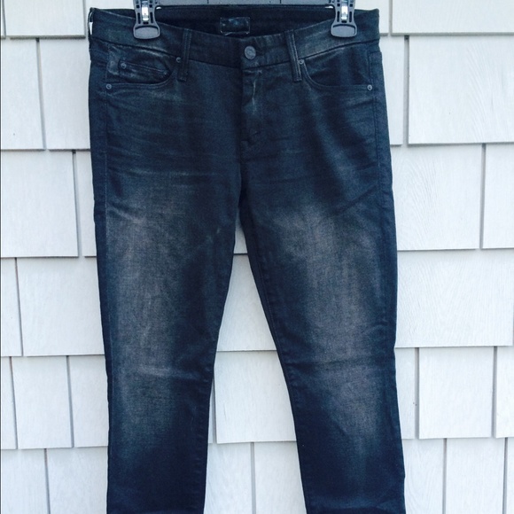 Faded black Skinny/cropped Mothers!