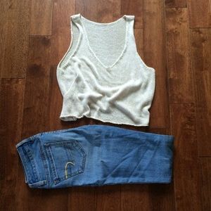 American Eagle brand skinny jeans