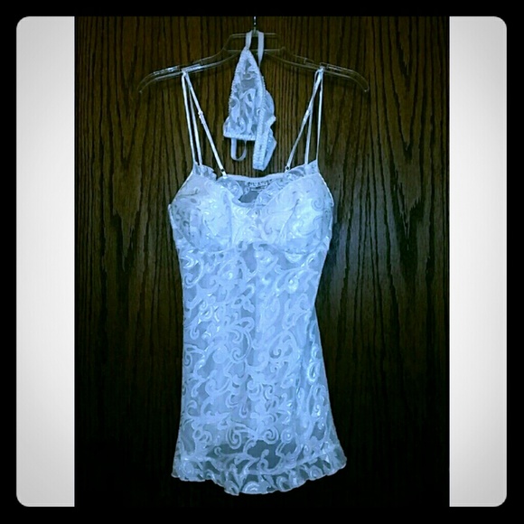 Seductive Wear by Cinema Exoile white lace nighty