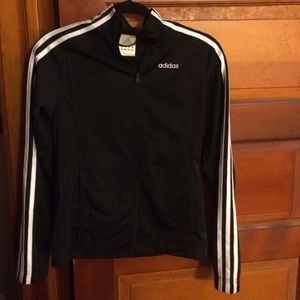 Black Adidas track jacket