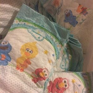 55 size 4 Pampers (diapers)
