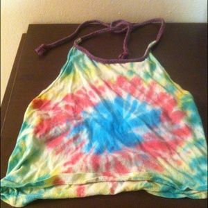 Tie Dye Halter Top