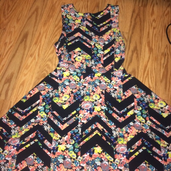 Black skater dress