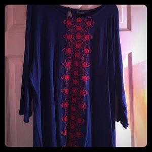Embroidered Lucky Brand Top