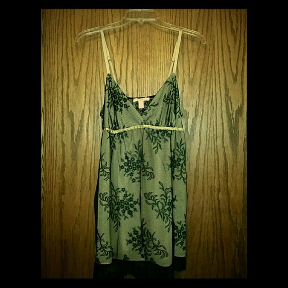 Flora Nikrooz black lace nighty