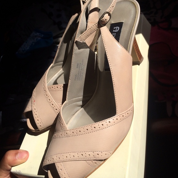Beige shoes