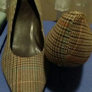 Plaid 3inch heel