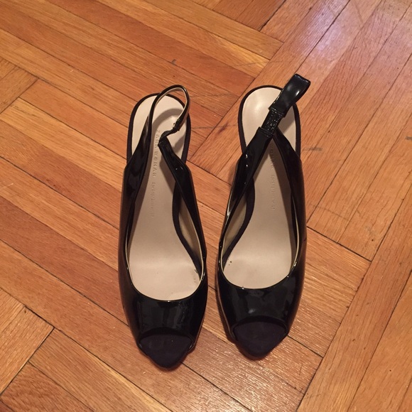 Zara Shoes - Patent leather peep toe pumps Zara Shoes - Patent leather peep toe pumps