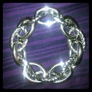 Silver chain braclet