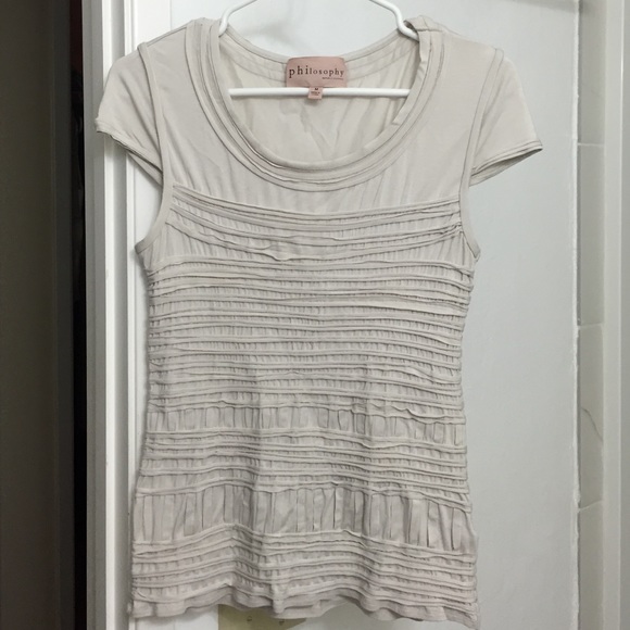 NWOT Philosophy Gray Sleeveless Top