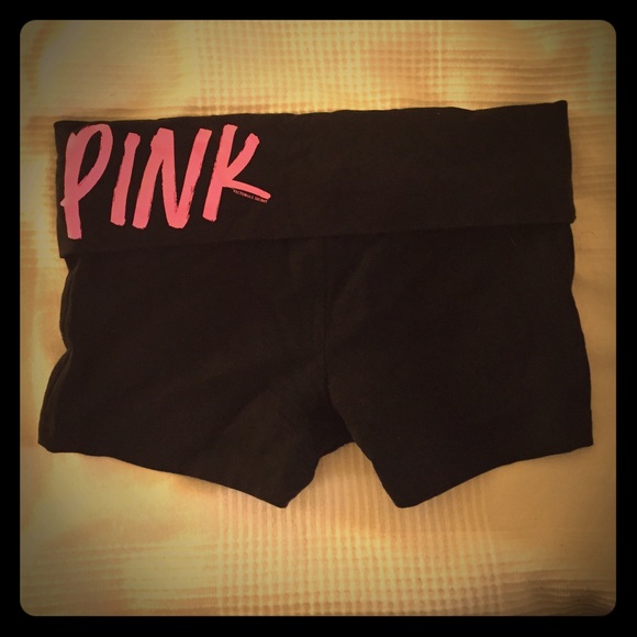 PINK yoga workout shorts
