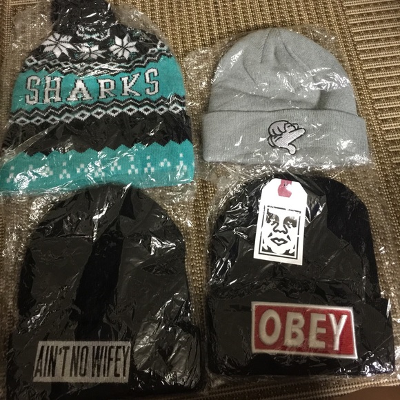 2 black beanies for $10